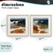 Stupell Industries Glassy Coastal Break 2pc Framed Print Under Glass Set, design by Walker Noble